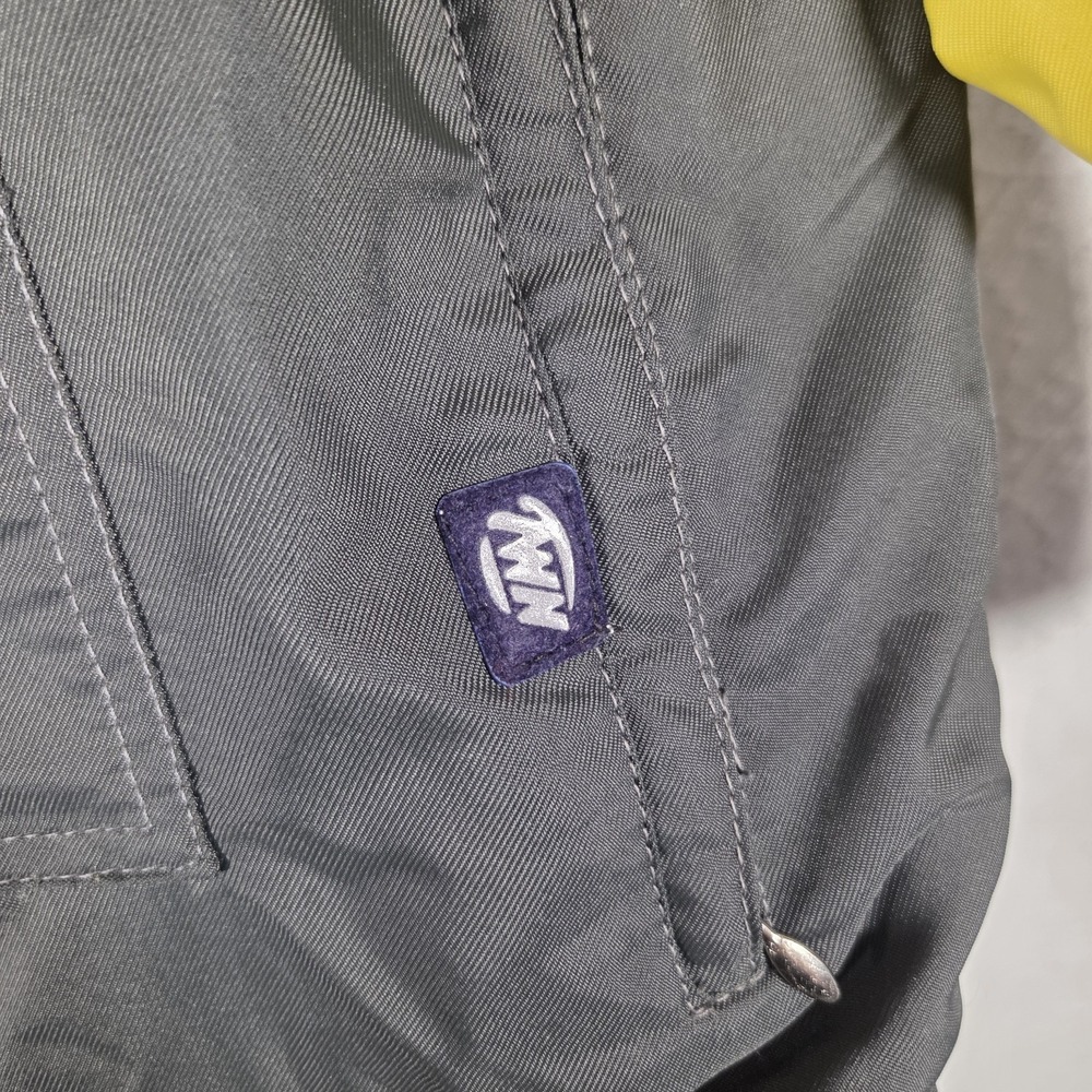 TWN Anorak Pullover‎ Jacket Mens Sm Yellow Blue Colorblock Vintage 90s Gorpcore - Picture 6 of 13